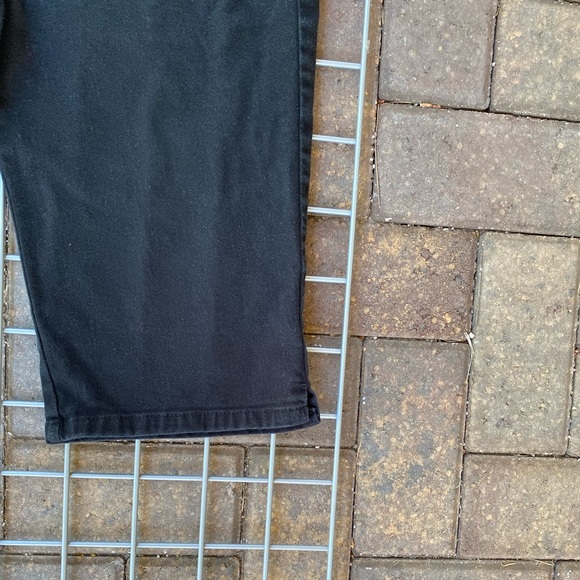 Black Signature Soho Capri Jean Pants Size 10 - Picture 4 of 5